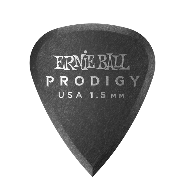 Ernie Ball P09199 Standard Prodigy Picks - 6pk - Black 1.5mm - Royal | Musiqi Alətləri mağazası