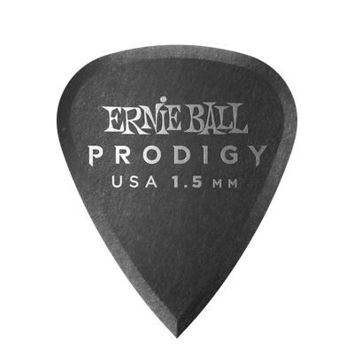 Ernie Ball P09199 Standard Prodigy Picks - 6pk - Black 1.5mm