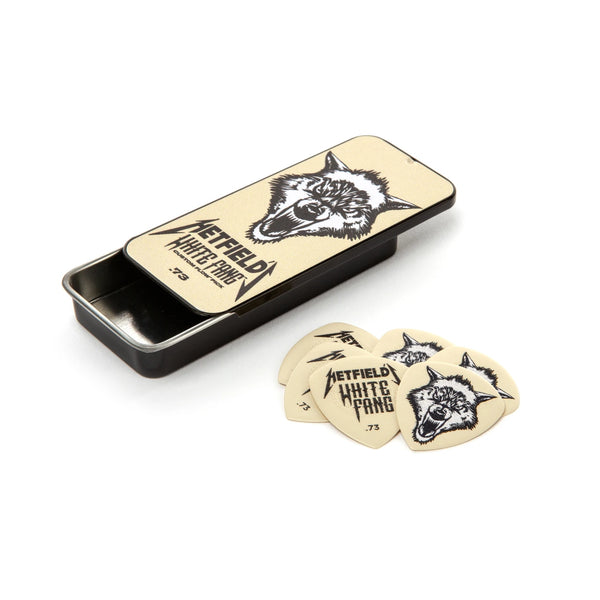 Dunlop HETFIELD'S WHITE FANG PICK TIN .73MM PH122T073
