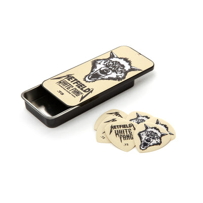 Dunlop HETFIELD'S WHITE FANG PICK TIN .73MM PH122T073