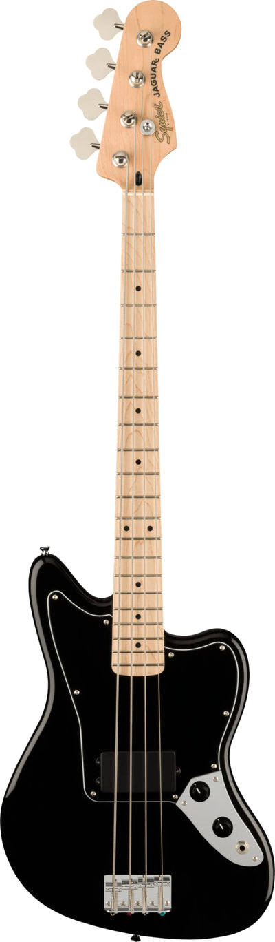 SQUIER Affinity Series Jaguar Bass H, Maple Fing, Black Pickg, Black