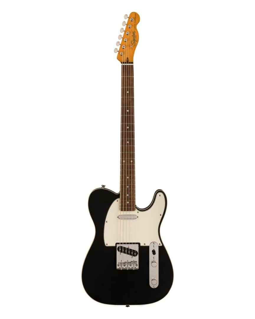 SQUIER Classic Vibe Baritone Custom Tele, Laurel Fing, Parchment Pickg, Black