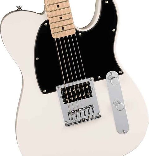 SQUIER Sonic Esquire H, Maple Fing, Black Pickg, Arctic White