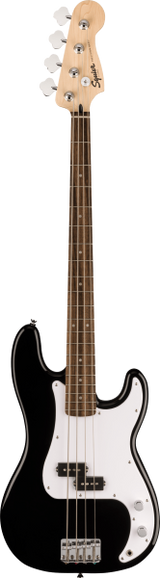 SQUIER Sonic Precision Bass, накладка из лавра, белый пикгард, черный
