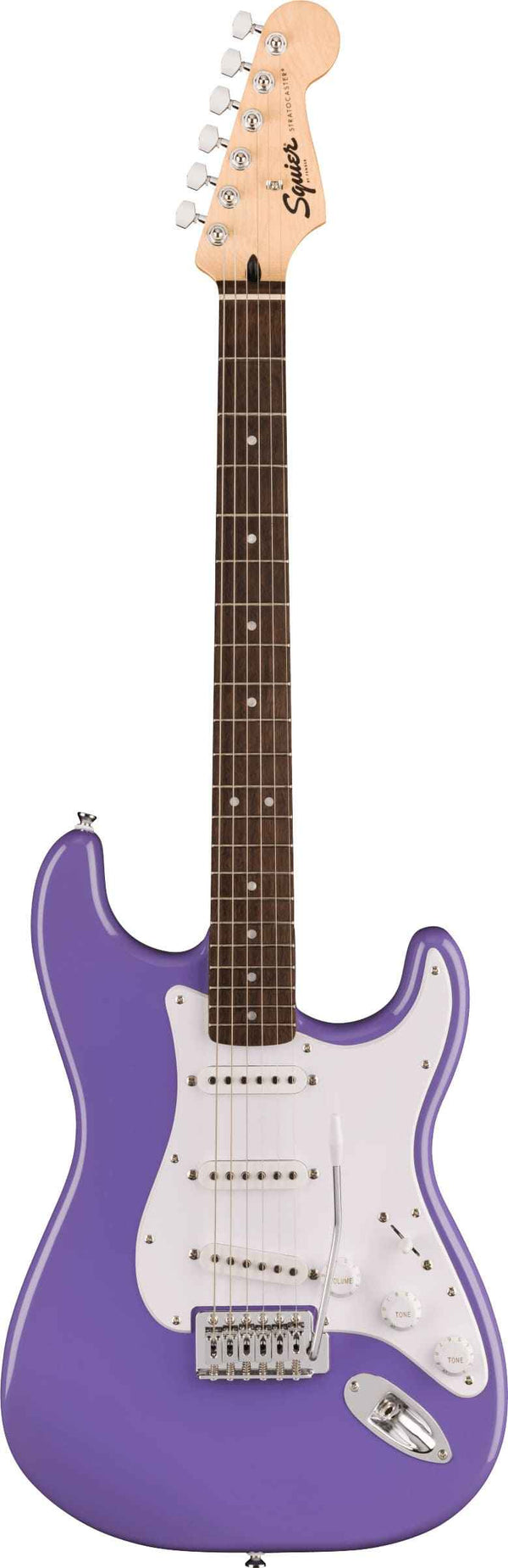 SQUIER Sonic Strat Laurel Fing, White Pickg, Ultraviolet
