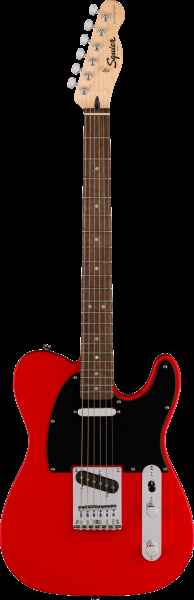 SQUIER Sonic Tele, Laurel Fing, Black Pickg, Torino Red