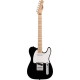 SQUIER DEBUT Tele, накладка грифа из индийского лавра, белый пикгард, цвет черный