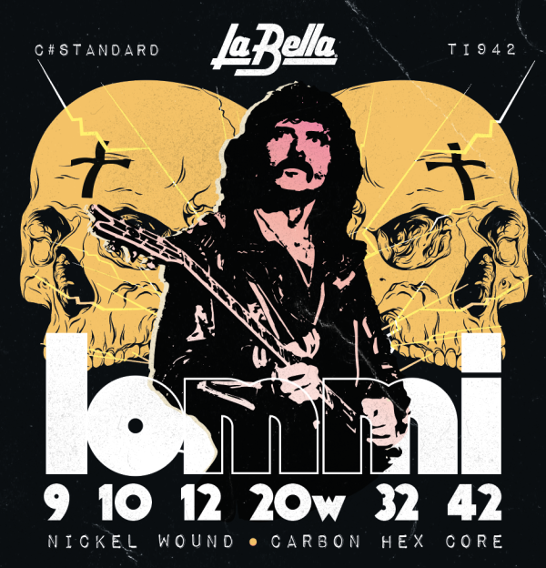 Labella TI942 Tony Iommi Signature Electric Guitar Strings C# Tuning 9-42