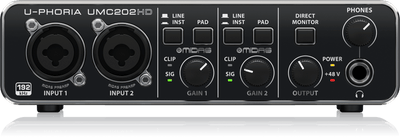 Behringer U-PHORIA UMC202HD USB səs kartı
