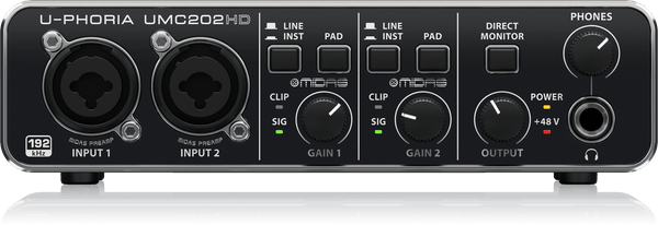 Behringer U-PHORIA UMC202HD USB səs kartı