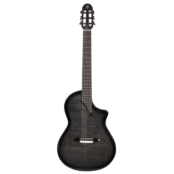Martinez Hispania Satin Transblack Electro-classical guitar