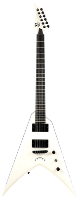 S by Solar VB4.6W Electric Guitar w/Gigbag - White Matte