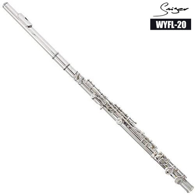 SMIGER Silver Plated Flute with leather case WYFL-20