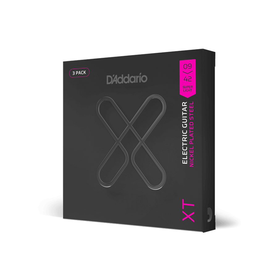D'Addario XTE0942 XT Nickel 09-42 Electric Guitar Strings