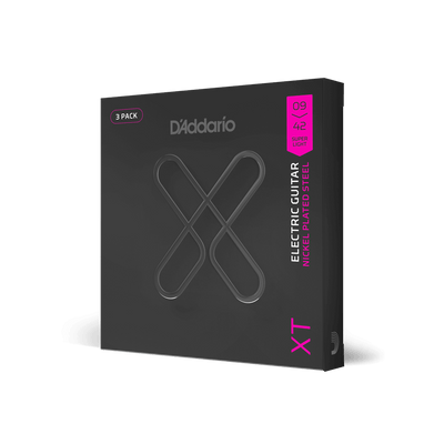D'Addario XTE0942 XT Nickel 09-42 Electric Guitar Strings