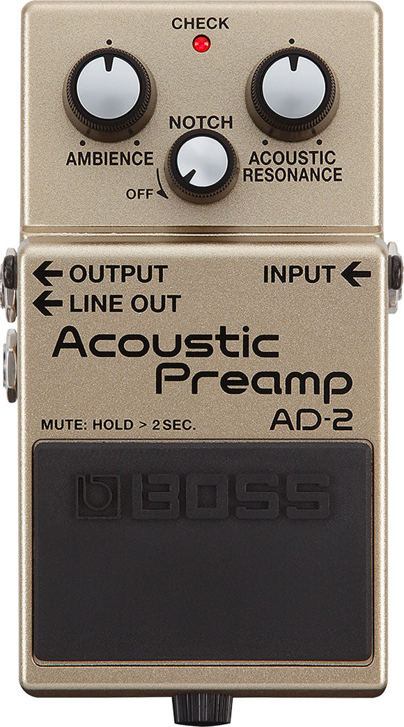 Boss AD-2 Acoustic Preamp - Royal | Musiqi Alətləri mağazası