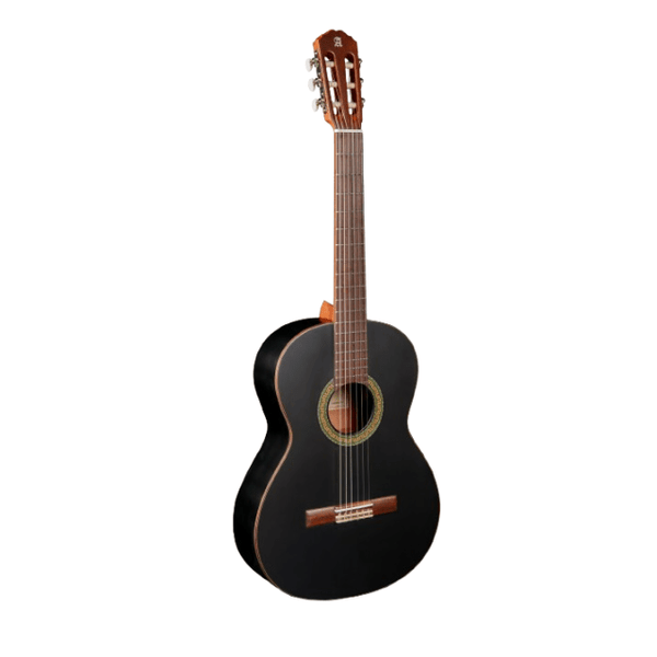 Alhambra 1 C Black Satin Klassik Gitara - 10 mm Çanta ilə