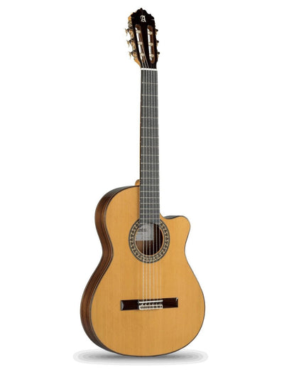 Alhambra 5 P CT E2 Nazik Korpus Elektro-Klassik Gitara - 25 mm Çanta ilə