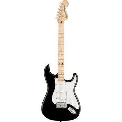 SQUIER Affinity Series Strat Maple Fing, White Pickg, Black