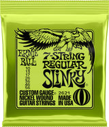 Ernie ball P02621 Electric Guitar 7-String Set Regular Slinky Nickel Wound 10-56