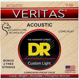 Dr VTA-11 VERITAS Coated Core Custom Light 11-50 - set of strings Acoustic guitar strings