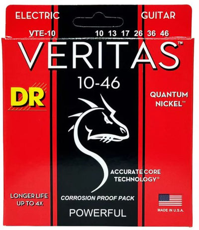 Dr VTE-10 Electric Guitar 6-String Set Veritas 10-46 - set of strings