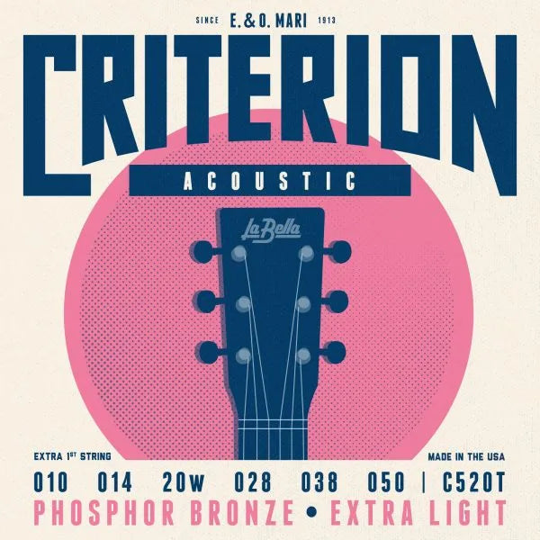 Criterion C520T Criterion™ Phosphor Bronze – Extra Light 10-50 - Royal | Musiqi Alətləri mağazası