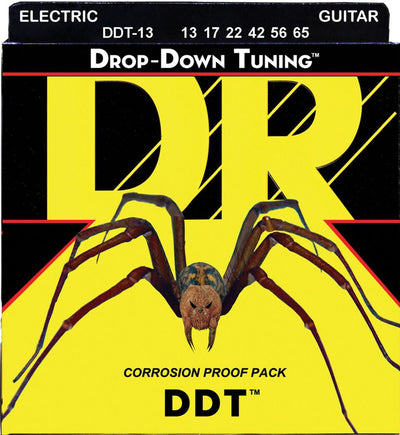 DR Drop Down Tuning DDT Electric Guitar Strings DDT-13 Mega-Hvy 13-65
