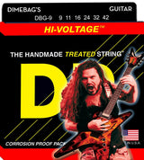 DR Hi-Voltage Dimebag Darrell Signature Electric Guitar Strings DBG-9 Lite 9-42