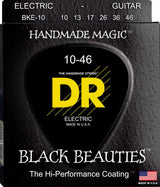 DR K3 Black Beauties Coated Electric Guitar Strings BKE-10 Medium 10-46