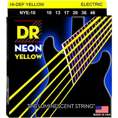 DR Strings Neon Yellow Medium NYE-10 .010-046