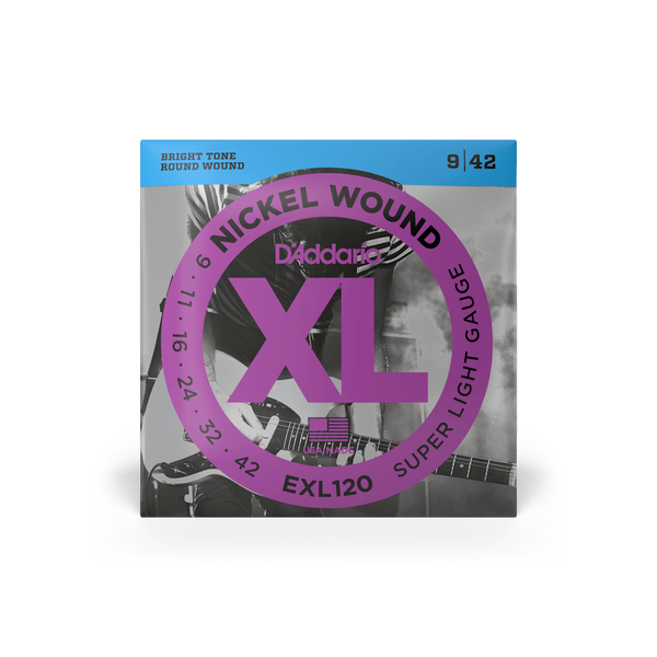 Daddario EXL120 Super Light Electric Guitar Strings - Royal | Musiqi Alətləri mağazası