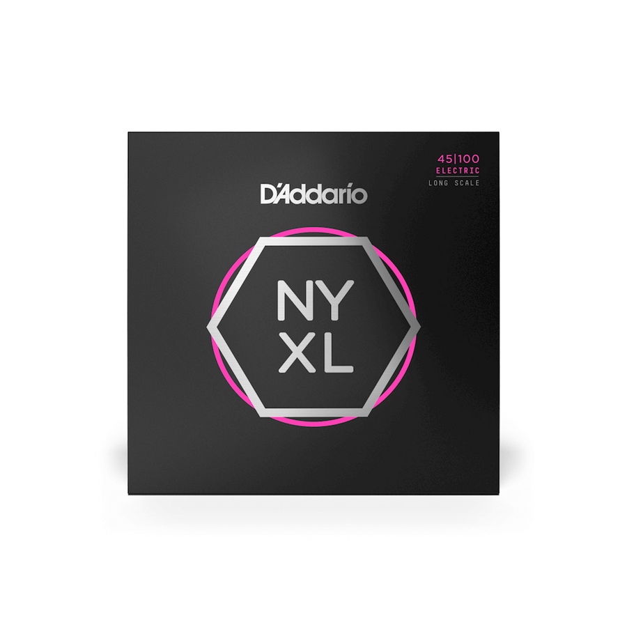 Daddario NYXL45100 45-100 Regular Light Long Scale Bass Strings - Royal | Musiqi Alətləri mağazası
