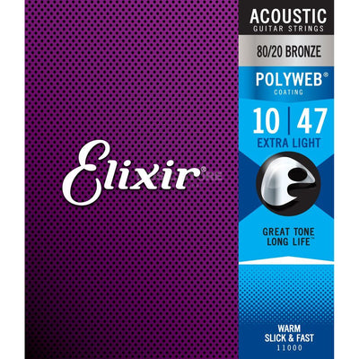 Elixir 11000 Acou 8020 PW Cuslt 011 