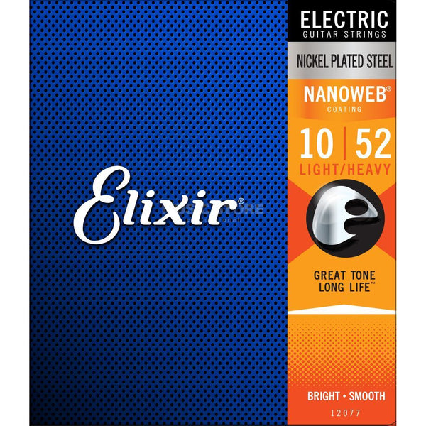 Elixir E-Guitar Strings 10-52 12077 Nanoweb - Royal | Musiqi Alətləri mağazası