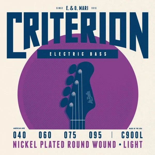 Criterion C900L Criterion™ Bass, Nickel Round Wound – 40-95 - Royal | Musiqi Alətləri mağazası