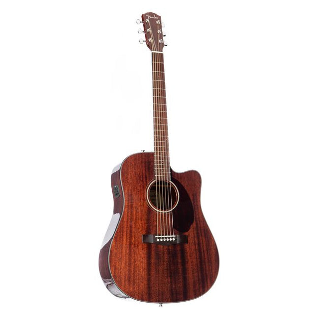 FENDER CD-140SCE Dreadnought, Walnut Fing, All-Mahogany w/Case