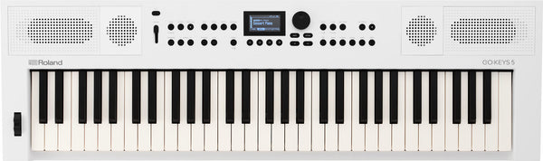 Музыкальная клавиатура Roland GO:KEYS 5 для создания музыки, белая