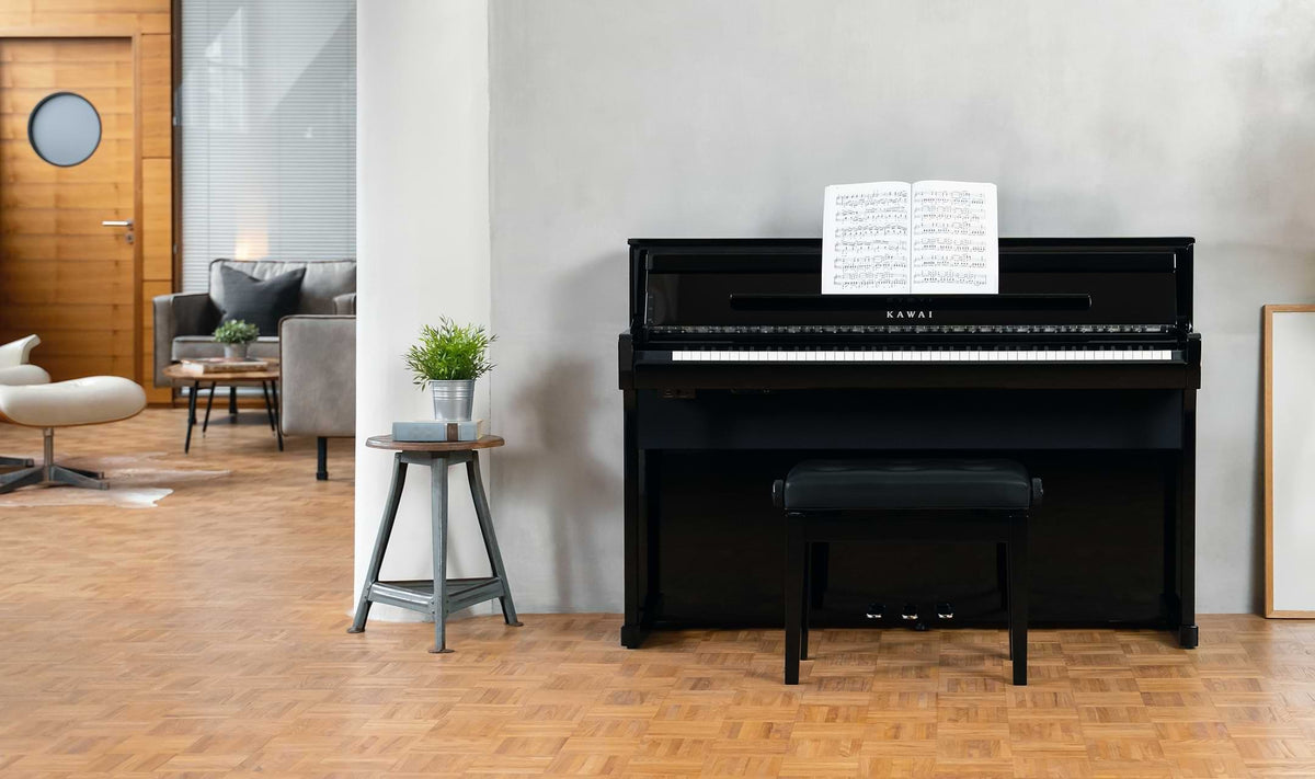 Akustik piano görünüşü və möhkəm quruluş