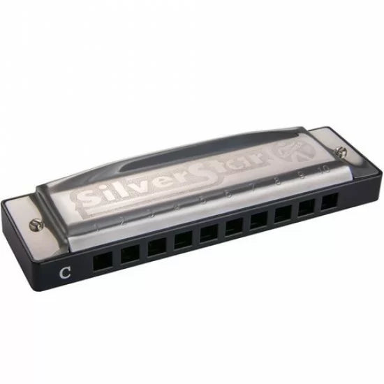Hohner M5040167 Silver Star Diatonic Harmonica in Key C - Royal | Musiqi Alətləri mağazası