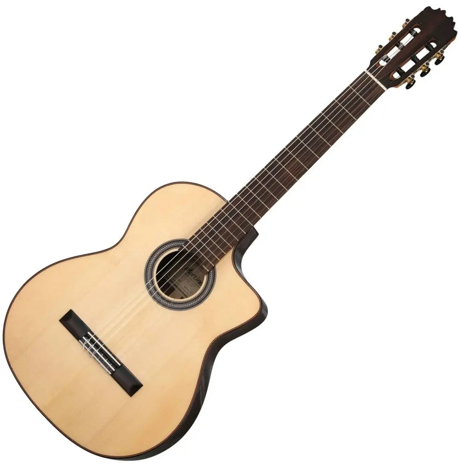 Martinez GS Ziricote elektro-klassik gitara — ön görünüş