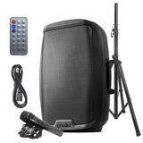 Gemini AS-2115BT-PK 2000W 15" Bluetooth PA Speaker with Stand