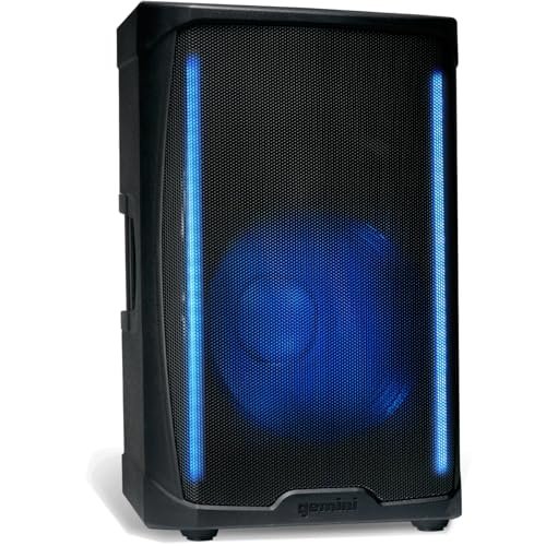 Gemini GD-L215PRO Professional Bluetooth PA Speaker 1300W LED Lights 15"