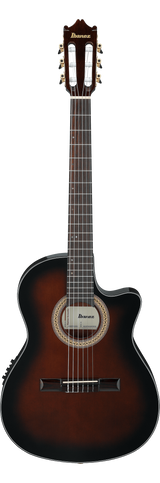 IBANEZ GA35TCE-DVS Acoustic-Electric Guitar (Dark Violin Sunburst High Gloss)