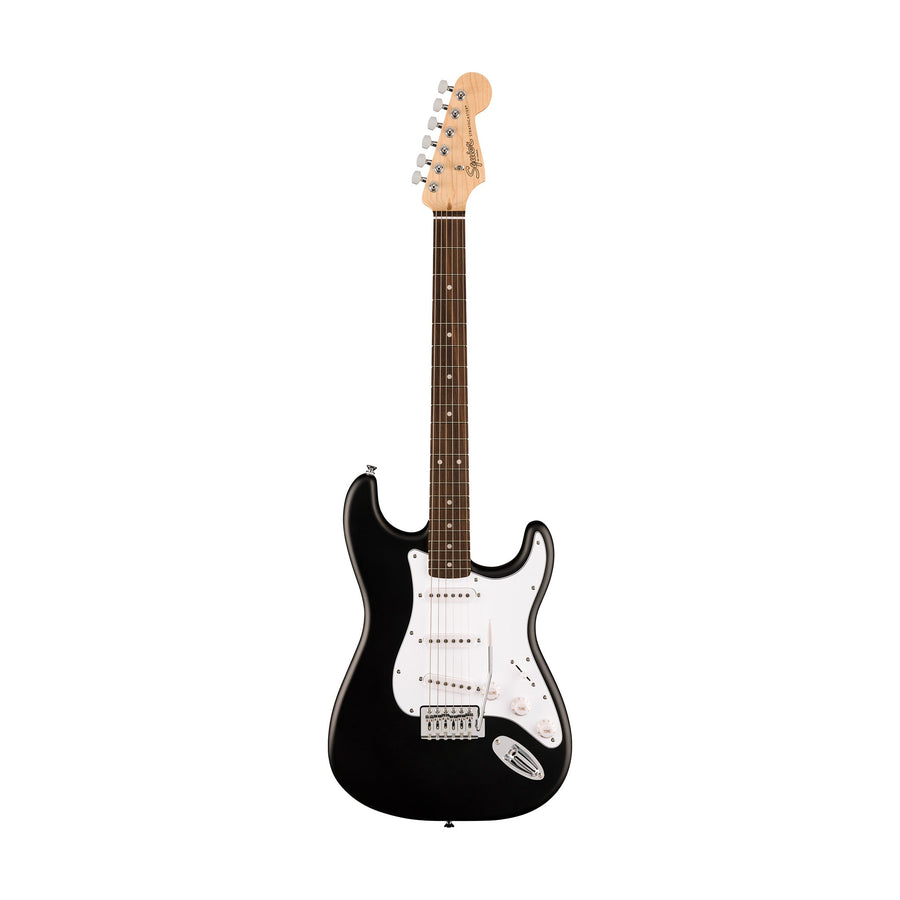 SQUIER DEBUT Strat, Laurel Fingerboard, White Pickguard, Black - Royal | Musiqi Alətləri mağazası