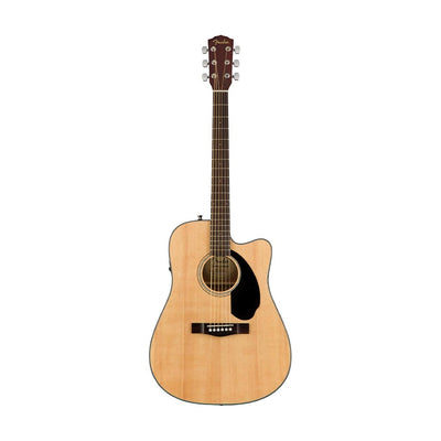 FENDER CD-60SCE Dreadnought, ореховая накладка, натуральный