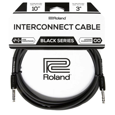 Roland RCC-10-TRTR Balanced Interconnect Cable - 1/4-inch TRS