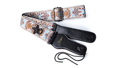 SMIGER - Leather Head Guitar Strap with a convenient ring