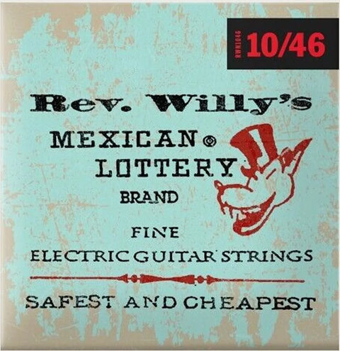 Dunlop Billy Gibbons / Rev Willy 10-46 Light Electric Guitar Strings RWN1046