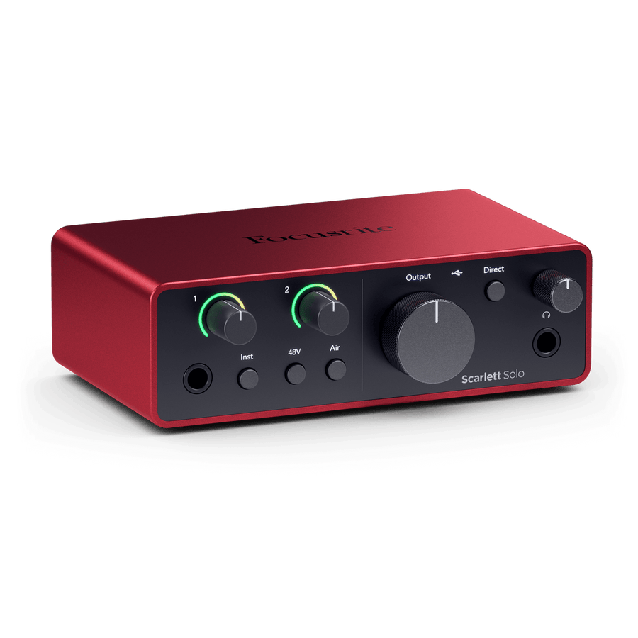 Focusrite Scarlett Solo (4th Gen) - Royal | Musiqi Alətləri mağazası